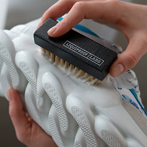 Cepillos para zapatos Liquiproof Labs Premium Hog de cerdas naturales para el cuidado del calzado 6