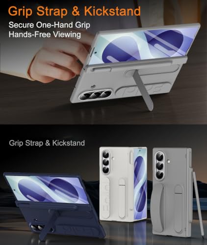 Funda para Samsung Galaxy Z Fold8 Ultra ideal para viajes con protector de pantalla 3