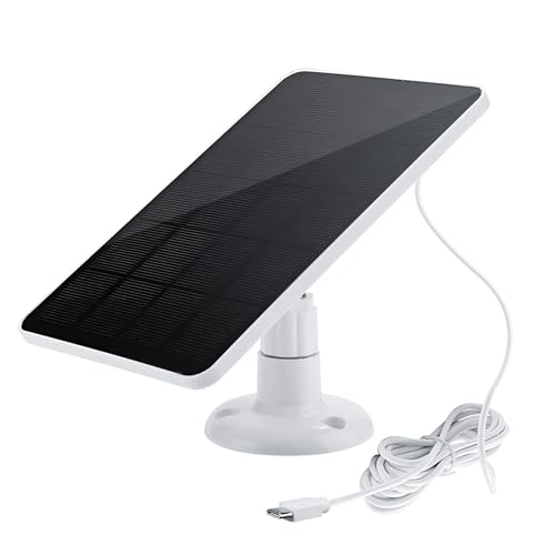 fangzi �\�[���[�[�d�� �Z�L�����e�B�J�����p�\�[���[�p�l�� IP6�h�� 360�x�����\�A���d��10W 5V�[�d�\�[���[�p�l�� Type-C�|�[�g/9.8�t�B�[�g�[�d�P�[�u���t�� �h�A�x���Ď��J�����ɓK��