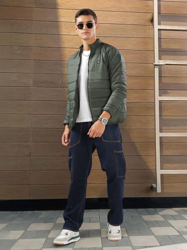 Image of Dollar Jacket For Men Casual Zipper Bomber For Winter