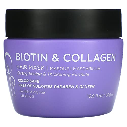 Figuero Biotin & Collagen, Hair Mask, 16.9 fl oz (500 ml)