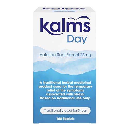 Kalms Day 168 Tablets - Traditional Herbal Medicinal Product Used for The Temporary Relief of Symptoms associated with Stress.