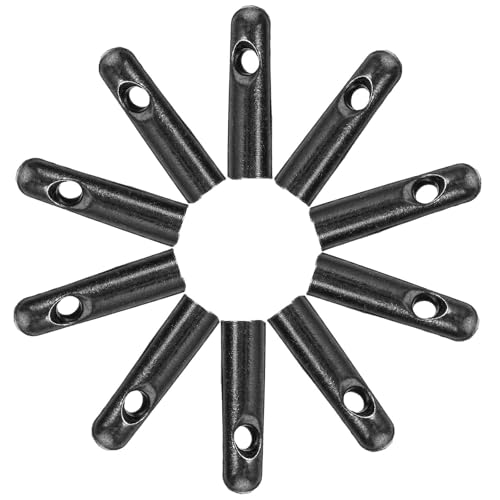 Homoyoyo 10 Pièces Perles Métalliques pour Queue de Parapluie 4 MM Trou, Accessoires pour...