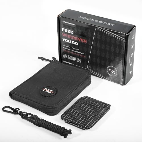 FEIWOOD GEAR 3-in-1 RFID Passport Holder, Magnetic Detachable Wallet with Stand - image 8