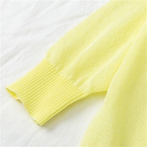 Children's Boys Girls Lightweight Knitting Cardigan Sweater V Neck Long Sleeve Button Down Knitted Tops Clothes4