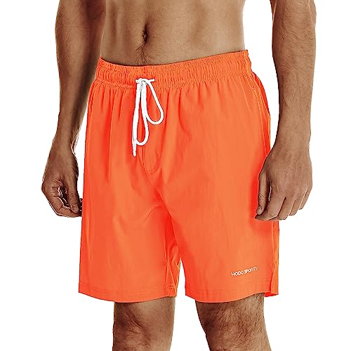 Image of HODOSPORTS Mens Swim Trunks 7 inch Quick-Dry Swim Shorts with Mesh Lining and Pockets
