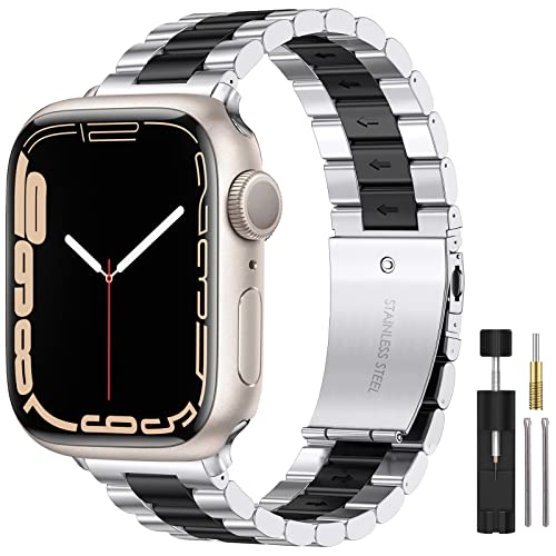 Correa COOL para Apple Watch Series 1 / 2 / 3 / 4 / 5 / 6 / SE (38 / 40 mm)  Metal Plata - Doctashop