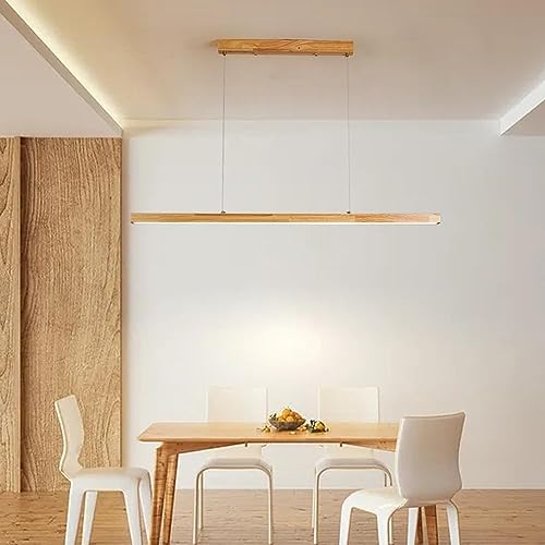 Suspension LED en bois réglable pour éliminer les ombres de la cuisine - 3