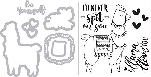 SIZZIX FRAMELIT Dies Llama Love - Image 2