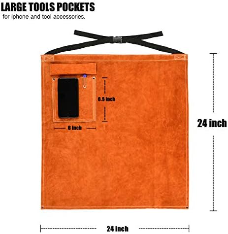 QeeLink Welding Waist Apron with Pocket image 5
