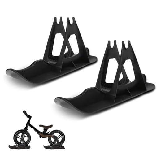 Snow Scooter, Snow Bike Balanced Sled Ski Sled for Kids Sled Snowboard Snow Board Kit Snow Sledge Board Attachment for Training Bicycle Skiing Walker for Balance Bike Walker Golf Push Cart