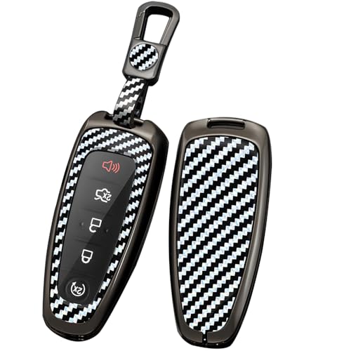 Coque de clé de voiture Ford C-Max Taurus Escape : boîtier de remplacement métallique 5 boutons