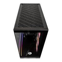 CYBERPOWERPC Luxe Gaming PC - AMD Ryzen 7 9800X3D, Nvidia RTX 5060 Ti, 32GB RAM, 1TB NVMe SSD, 650W PSU, Windows 11, Liquid Cooling, V100R – Ansicht 6