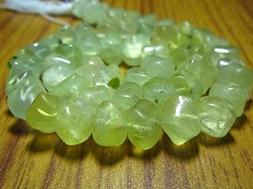 Prehnite perles naturelles de 8mm pour sublimer les colliers ternes et montages plats