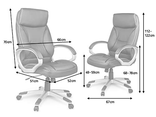 Fauteuil de bureau Sofotel EG-223 noir contre le mal de dos - 2