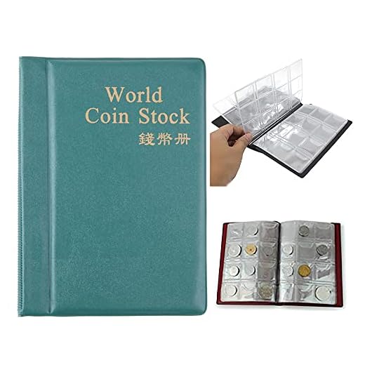 ÁLbum De Colección De Monedas, Libro De Colección De 120 Monedas 15x11cm, Artículos De Colección De Monedas, Álbum De Bolsillo, Cubiertas Numismáticas Para Monedas, Medallones, Insignias (Verde)