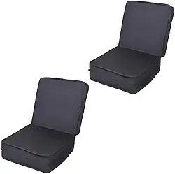 Kit 02 Colchões Dobráveis 3 em 1 Puff Sofá Fênix Espumas