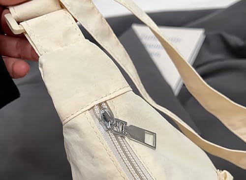 Nylon Crossbody Bags for Women Roomy Multiple Pockets Shoulder Handbag Crossbody Satchel Tote Top Handle Purse Travel College4