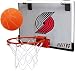 NBA Portland Trailblazers Game On Indoor Basketball Hoop & Ball Set