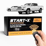 Start-X Plug N Play Remote Starter Kit for Toyota Tacoma 2016-2023 & Toyota Highlander 2014-2019 / Key Start