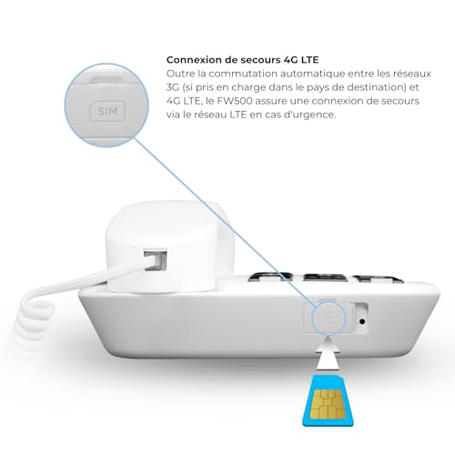 MOTOROLA FW500 Fixe + 4G + batterie émerge - vue 6