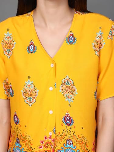 Image of B STORIES Women's Cotton Pyjama Set | Comfort and Relexed Nightsuit for Ladies