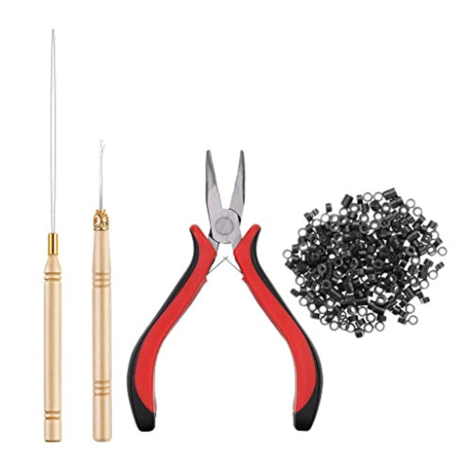 Milaan 500x Micro Link Rings Beads Plier Hook Tools