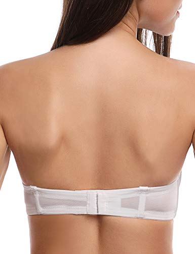 Image of Wingslove Women's Strapless Full Figure Bra Underwire Multiway Contour Plus Size Bra Red Carpet