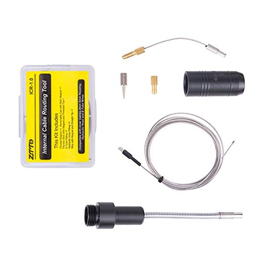 Preisvergleich Produktbild JICHUI Professionelle Fahrrad Rennrad interne Zugführung Werkzeug für Fahrrad-Frame-Shift Hydraulische Draht Shifter Inner-Kabel (schwarz und Silber)