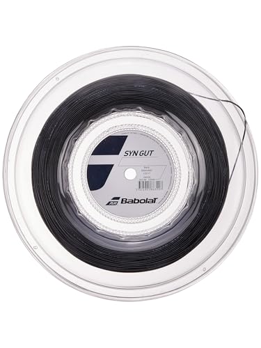 Cordage Babolat Syn Gut 200 m offrant une élasticité supérieure et un confort d'impact idéal