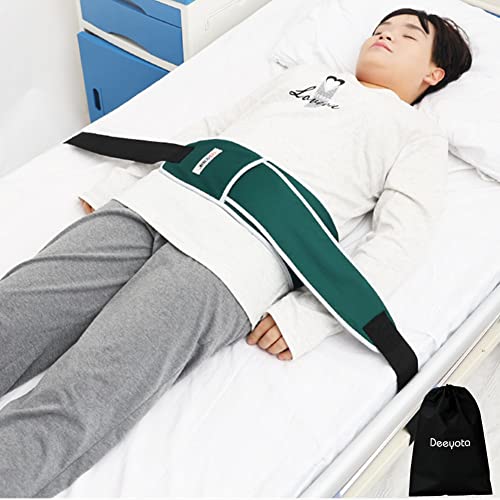 DEEYOTA 保護ベルト 抑制帯 ベッド安全帯 抑制帯 車椅子用シートベルト 安全 で 快適 固定 腰 患者 の転倒防止 拘束 スト ラップ 着脱 簡単 装着