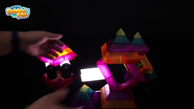 MAKE KIDS SMILE Bubble Fun Bausteine 30 Stück - STEM Spielzeug Ab 2 Jahren