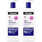 Neutrogena Deep Moisture Sofort einziehende Bodylotion 400ml (Packung mit 2)