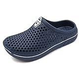 [アモジ] サンダル キッズ スリッパ きっず さんだる 子供 ビーチサンダル 男の子 びーちさんだる ルームシューズ 子ども クロッグサンダル こども 室内履き 女の子 すりっぱ ジュニア 外出履き ガールズ ボーイズ 海 サンダル 水遊び 川遊び ビーサン プールサンダル プール 水陸両用 夏 水遊び用 水抜きサンダル 子供用 KID161 ネイビー 22.5~23.0cm