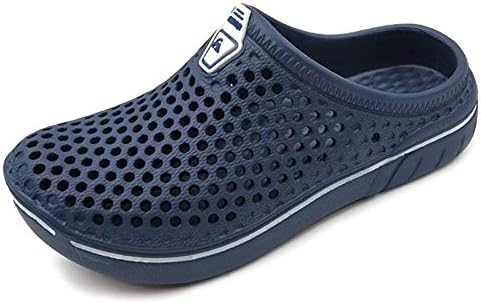 （22:00時点） [アモジ] サンダル キッズ スリッパ きっず さんだる 子供 ビーチサンダル 男の子 びーちさんだる ルームシューズ 子ども クロッグサンダル こども 室内履き 女の子 すりっぱ ジュニア 外出履き ガールズ ボーイズ 海 サンダル 水遊び 川遊び ビーサン プールサンダル プール 水陸両用 夏 水遊び用 水抜きサンダル 子供用 KID161 ネイビー 22.5~23.0cm