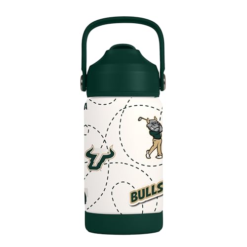 Image of Logo Brands NCAA Mascot Stainless-Steel Kids Bottle -Soft Silicone Mouthpiece, Easy To Carry, Kid-Friendly Design- Great For School & On-The-Go