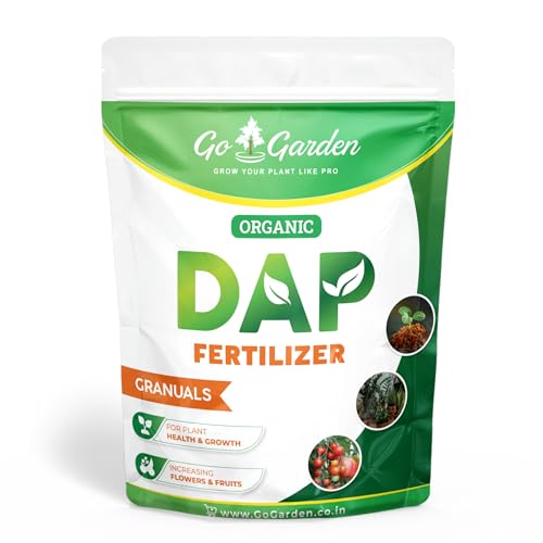 Go Garden Bio Dap Fertilizer For Home Plant - All Purpose Plant Food Gardening Fertilizer 950 Grams, Granules