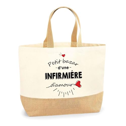 Sac bazar infirmière d'amour pour en finir avec les cabas fragiles