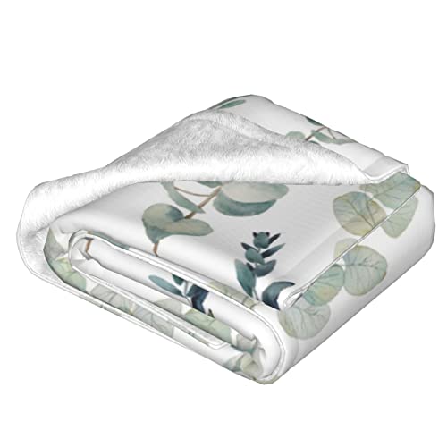 Couverture double couche douce eucalyptus contre le froid du canapé - 4