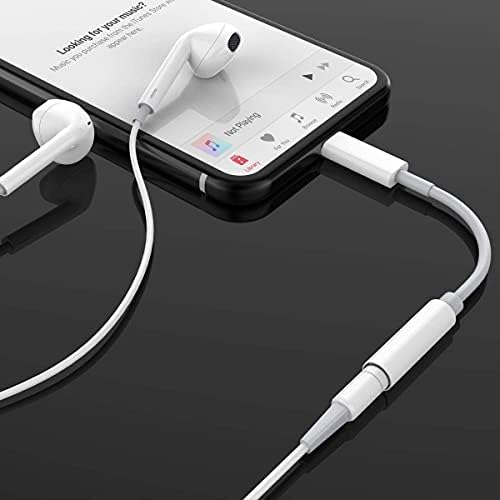 [Apple MFi Certified] 2 Pack for iPhone 3.5mm Headphones Adapter, Lightning to 3.5 mm Headphone Earphone Jack Converter Audio Aux Adapter Dongle Compatible with iPhone 13 12 11 Pro XR XS Max X 8 7