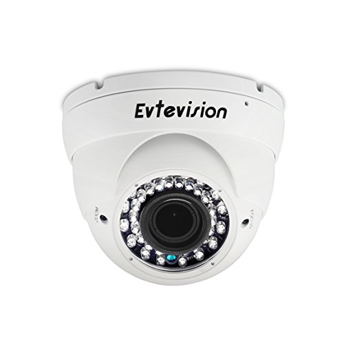 Evtevision HD 1080P 2.0MP telecamera di sicurezza IR Dome AHD/TVI/CVI/CVBS 4 in 1 Videocamera di Sorveglianza 36 IR Leds 2.8-12mm obiettivo varifocale 100Ft/30M Visione notturna