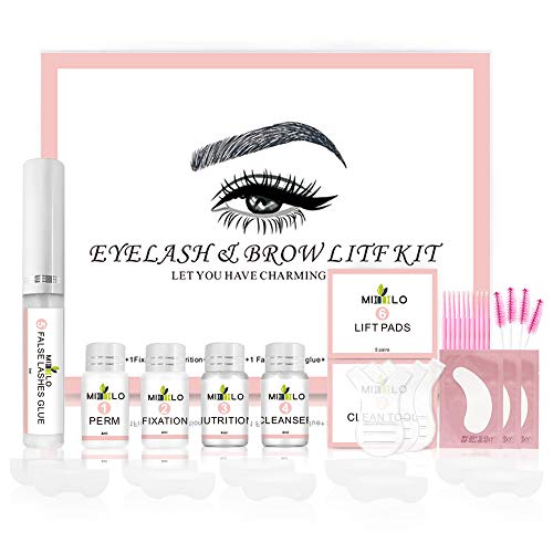 Morelian Eyelash Brow Lift Kit Professional DIY Perm Brows Lamination Kit for Salon and Home use