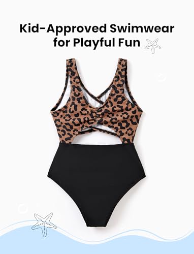 PATPAT Family Matching Swimsuits Swimwear Set for Couples Mommy and Me Striped Spliced Bathing One-Piece Swimsuits