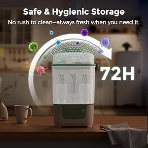 Momcozy New Modular Nesting 4 in 1 Compact Bottle Sterilizer and Dryer — photo 4 of 6