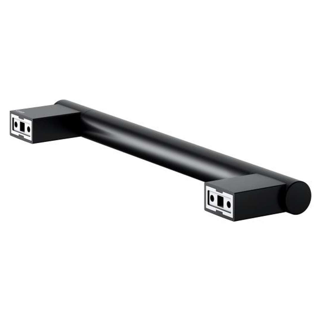Keuco Plan Asidero 35 cm, metal negro mate, capacidad de carga hasta 115 kg | Fabricado en Alemania, para una fácil entrada y un agarre estable en bañera y ducha