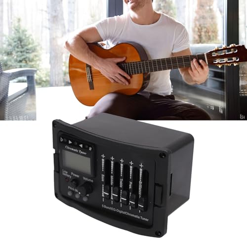 Préampli EQ pour guitare acoustique électrique Jeffergarden à micro intégré
