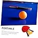 Anneome 1set Table Tennis Sturdy Rackets for Beginners Lightweight Non-Skid Design Comfortable Grip for Indoor and Convenient Training Kit