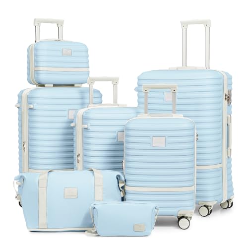 Joyway 4 Piece Lightblue Luggage Set