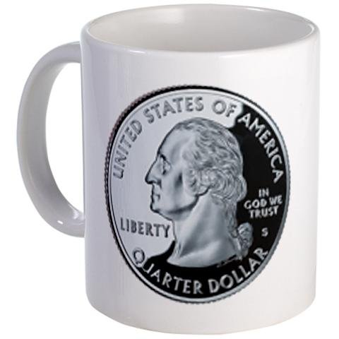 North Dakota Nd State Quarter Proof Mint Image 11Oz Ceramic Coffee Mug #TOP1