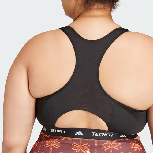 adidas Women's Plus Size Powerreact Techfit Training Bra3